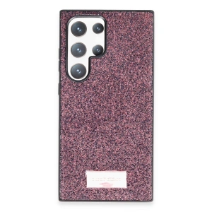 Onegif  Galaxy S24 Ultra Bright Simli Kapak - Derin Mor