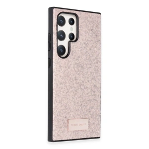 Onegif  Galaxy S24 Ultra Bright Simli Kapak - Pembe