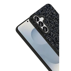 Onegif  Galaxy S25 Bright Simli Kapak - Derin Mor