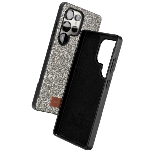 Onegif  Galaxy S25 Ultra Bright Simli Kapak - Gold