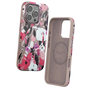 Onegif  İphone 16 Pro Max Flower Series Magsafe Kapak - Pembe