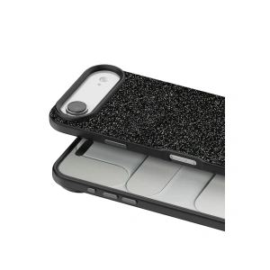 Onegif  İphone 17 Air Bright Simli Kapak - Siyah