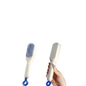 Otomatik Temizlenen Ergonomik Saç Tarağı – Masaj Başlıklı