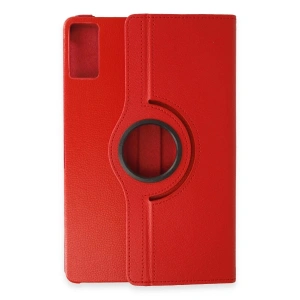 Pad 6 Kılıf 360 Tablet Deri Kılıf - Kırmızı