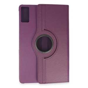 Pad Kılıf 360 Tablet Deri Kılıf - Mürdüm