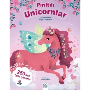 Pırıltılı Unicornlar – Çıkartmalarla Giysi Giydirme