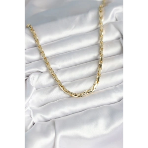Pirinç Gold Renk 60 cm Zincir Kadın Kolye