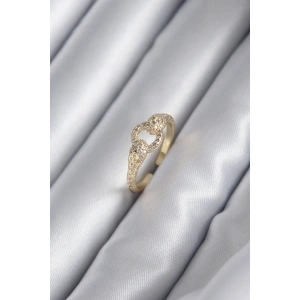 Pirinç Gold Renk Zirkon Taşlı Yılan Model Kadın Yüzük