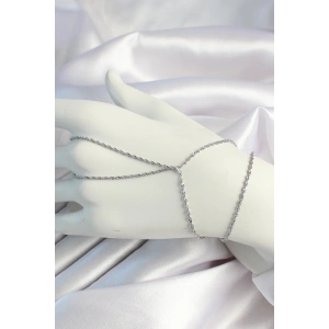 Pirinç Gümüş Renk Burgu Zincirli Şahmeran