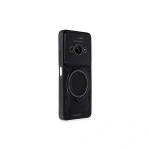 Po C61 Kılıf Joy Lens Standlı Kapak - Siyah
