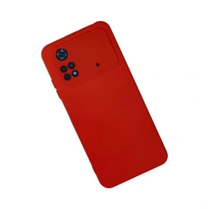 Po M4 Pro 4g Kılıf Nano İçi Kadife  - Kırmızı