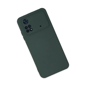 Po M4 Pro 4g Kılıf Nano İçi Kadife  - Koyu Yeşil