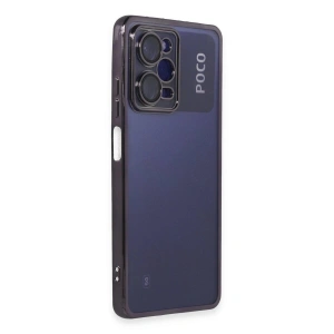 Po X5 Pro 5g Kılıf  Lensli  - Mor