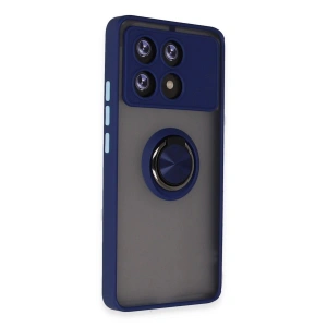 Po X6 Pro Kılıf Montreal Yüzüklü  Kapak - Lacivert