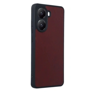 Po X7 Pro Kılıf Aras Deri Kapak - Bordo