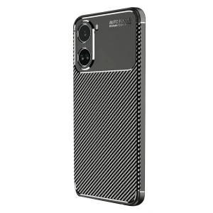 Po X7 Pro Kılıf Auto Fus Karbon Kapak - Siyah