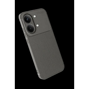 Po X8 Pro Max Auto Fus Karbon Kapak - Gri