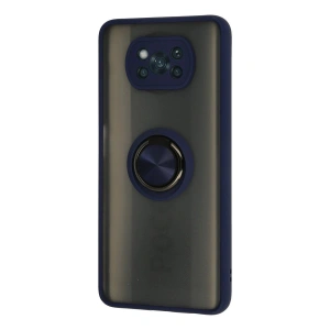 Pohone X3 Kılıf Montreal Yüzüklü  Kapak - Lacivert