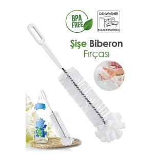 Premium Lüks Şişe ve Biberon Fırçası - Ultra Dalı Profesyonel Temizlik & Kristal Parlaklık