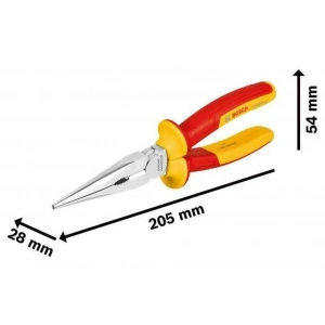 Profesyonel İzoleli Düz Kargab 200 mm