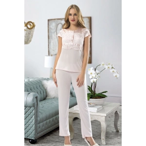 Pudra Penye Pijama Takımı