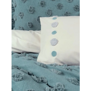 Ranforce Çift Kişilik Yatak Örtülü Nev Takımı Limi  Mint