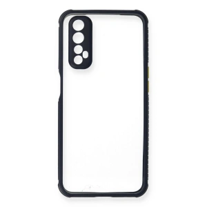 Realme 7 Kılıf Miami Şeffaf  - Lacivert