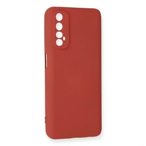 Realme 7 Kılıf Nano İçi Kadife  - Kiremit