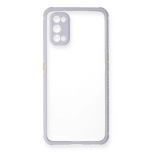 Realme 7 Pro Kılıf Miami Şeffaf  - Lila