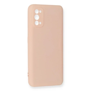 Realme 7 Pro Kılıf Nano İçi Kadife  - Pudra