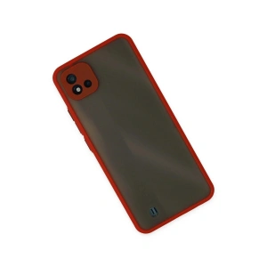 Realme C11 2021 Kılıf Montreal  Kapak - Kırmızı