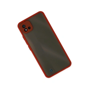 Realme C11 2021 Kılıf Montreal  Kapak - Kırmızı