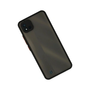 Realme C11 2021 Kılıf Montreal  Kapak - Siyah