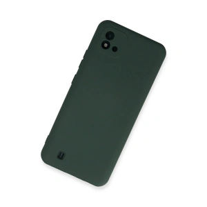 Realme C11 2021 Kılıf Nano İçi Kadife  - Koyu Yeşil