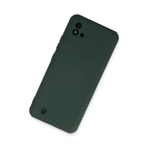Realme C11 2021 Kılıf Nano İçi Kadife  - Koyu Yeşil