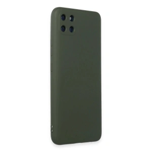 Realme C11 Kılıf Nano İçi Kadife  - Koyu Yeşil