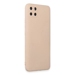 Realme C11 Kılıf Nano İçi Kadife  - Pudra