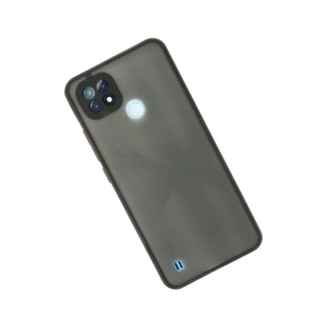 Realme C21 Kılıf Montreal  Kapak - Siyah