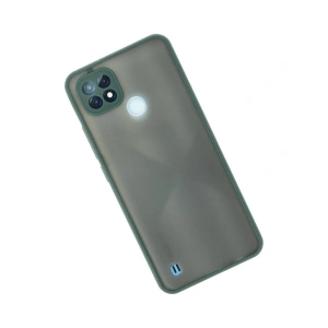 Realme C21 Kılıf Montreal  Kapak - Yeşil