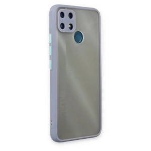 Realme C25 Kılıf Montreal  Kapak - Gri
