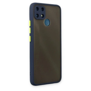 Realme C25 Kılıf Montreal  Kapak - Lacivert