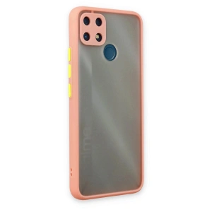 Realme C25 Kılıf Montreal  Kapak - Pembe