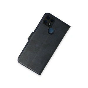 Realme C25 Kılıf Trend S Plus Kapaklı Kılıf - Lacivert