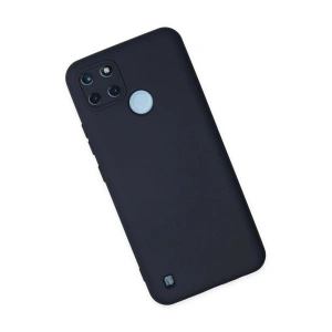 Realme C25y Kılıf Nano İçi Kadife  - Lacivert