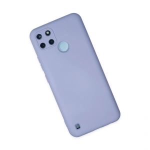 Realme C25y Kılıf Nano İçi Kadife  - Lila