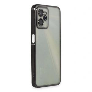 Realme C35 Kılıf  Lensli  - Siyah