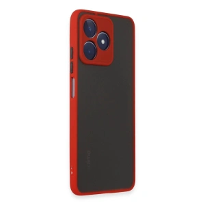 Realme C53 Kılıf Montreal  Kapak - Kırmızı