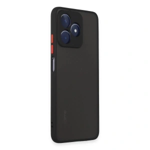 Realme C53 Kılıf Montreal  Kapak - Siyah