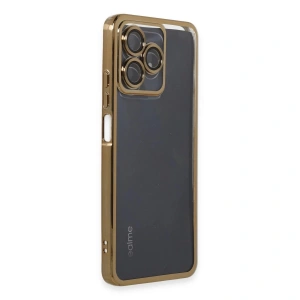 Realme C53 Kılıf  Lensli  - Gold