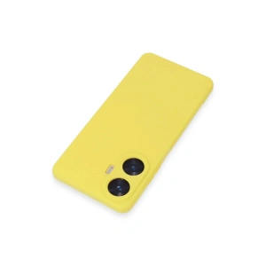Realme C55 Kılıf Nano İçi Kadife  - Sarı